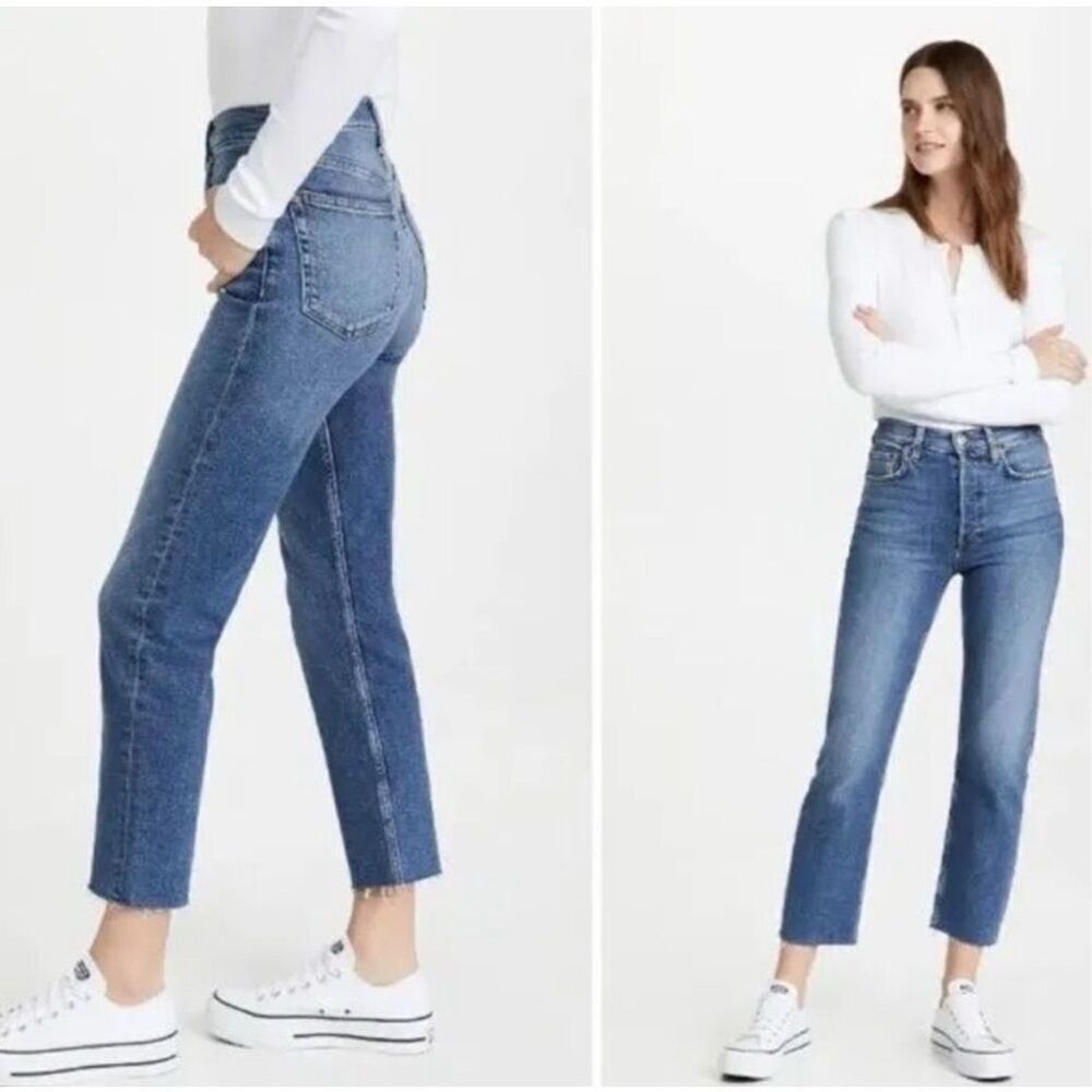 Re/done 70’s stovepipe denim jean size 28